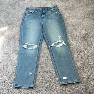 American eagle Women's Blue Distressed Jeans